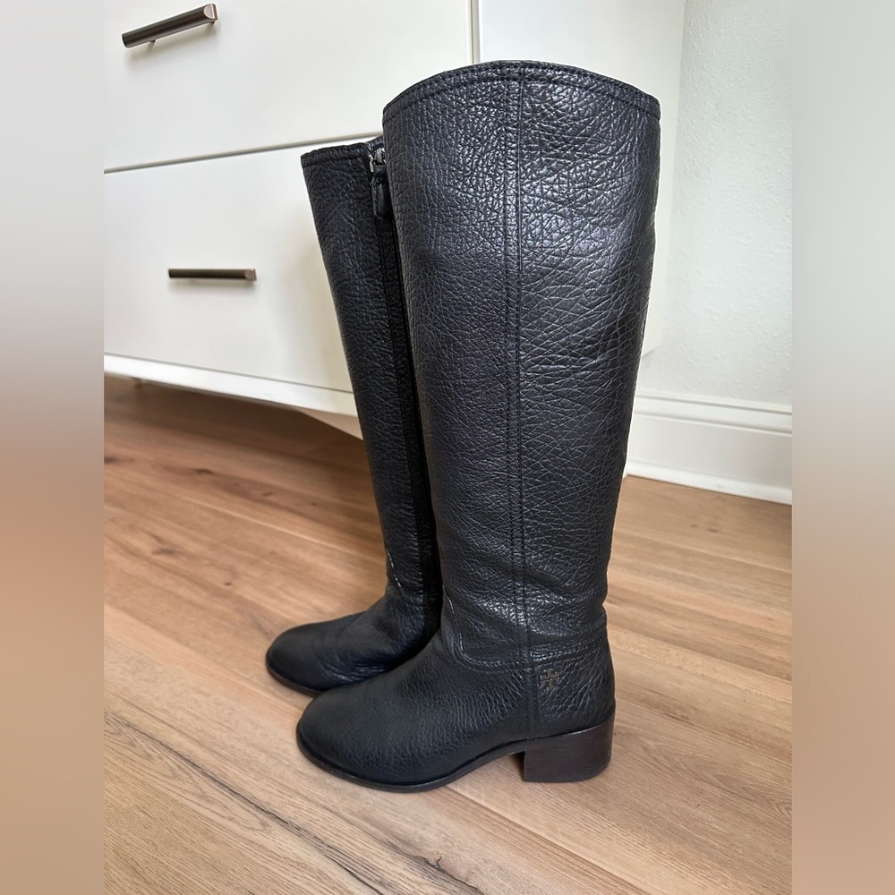 Tory Burch leather riding boots